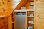 upstairs bedroom - mini fridge
